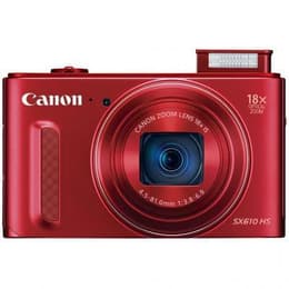 Kompakt Kamera PowerShot SX610 HS - Rot + Canon Zoom Lens 18x IS 25-450mm f/3.8-6.9 f/3.8–6.9