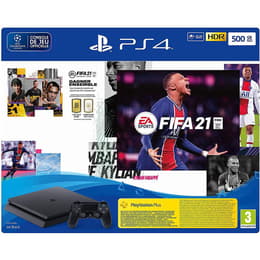 PlayStation 4 Slim 500GB - Jet black + FIFA 21