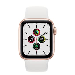Apple Watch Series 6 (2020) GPS 40 mm - Aluminium Gold - Sportarmband Weiß
