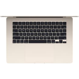 MacBook Air 15" (2025) - Apple M4 mit 10‑Core CPU und 10-core GPU - 16GB RAM - SSD 512GB - Standard-Display - QWERTZ - Deutsch