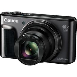 Kompakt Kamera PowerShot SX720 HS - Schwarz + Canon Zoom Lens 40X IS 24–960mm f/3.3–6.9 f/3.3–6.9