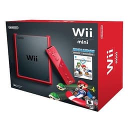 Nintendo Wii Mini RVL-201 - HDD 0 MB - Rot/Schwarz