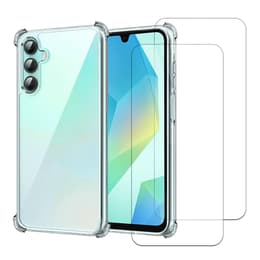 Hülle Galaxy A16/ Galaxy A16 5G und 2 schutzfolien - TPU - Transparent