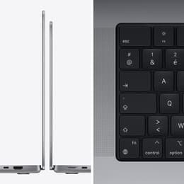 MacBook Pro 14" (2021) - Apple M1 Pro mit 10‑Core CPU und 16-core GPU - 16GB RAM - SSD 1000GB - AZERTY - Französisch