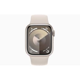 Apple Watch Series 9 (2023) GPS 41 mm - Aluminium Polarstern - Sportarmband Polarstern
