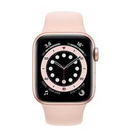 Apple Watch Series 6 (2020) GPS 44 mm - Aluminium Gold - Sportarmband Rosé