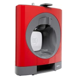 Espresso-Kapselmaschinen Dolce Gusto kompatibel Krups OBLO YY2291FD 0,8000L - Rot/Grau