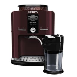 Kaffeemaschine mit Mühle Krups EA829G10 1,7000L - Burgunderrot