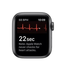 Apple Watch Series 5 (2019) - (Band nicht enthalten) - GPS + Cellular 44 mm - Space Grau Aluminium