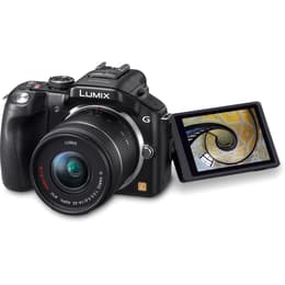 Lumix DMC-G5 - Schwarz + Panasonic Lumix G Vario 45-150mm f/4.5-5.6 ASPH MEGA O.I.S + Lumix G Vario 14-42 mm f/3.5-5.6 II ASPH. / MÉGA S.O.I f/4.5-5.6 + f/3.5-5.6