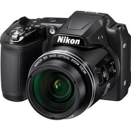 Kompakt Bridge - Nikon CoolPix L840 Schwarz + Objektivö Nikon Nikkor 38X Wide Optical Zoom ED VR 4.0-152mm f/3-6.5