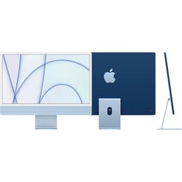 iMac 24" (2021) Apple M1 mit 8‑Core CPU 7-core GPU - 256 GB SSD - 8 GB QWERTY - Englisch Standardglas