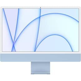 iMac 24" (2021) Apple M1 mit 8‑Core CPU 7-core GPU - 256 GB SSD - 8 GB QWERTY - Englisch Standardglas