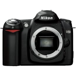 Reflex - Nikon D50 Schwarz Objektiv Sigma 55-200mm f/4-5.6 DC