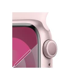 Apple Watch Series 9 (2023) GPS 45 mm - Aluminium Rosé - Sportarmband Rosé