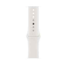 Apple Watch Series 4 (2018) GPS 44 mm - Aluminium Space Grau - Sportarmband Weiß