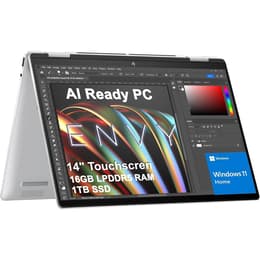 HP Envy x360 2-in-1 14" Core i7 1.7 GHz - SSD 512 GB + HDD 512 GB - 16GB QWERTY - Englisch
