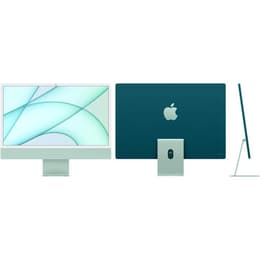 iMac 24" (2021) Apple M1 mit 8‑Core CPU 8-core GPU - 256 GB SSD - 8 GB QWERTY - Italienisch Standardglas