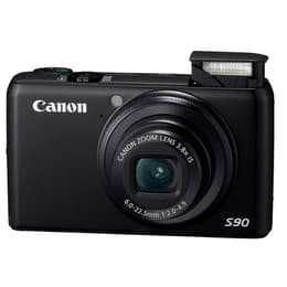Kompakt Kamera PowerShot S90 - Schwarz + Canon Zoom Lens 28-105 mm f/2.0-4.9 f/2.0-4.9