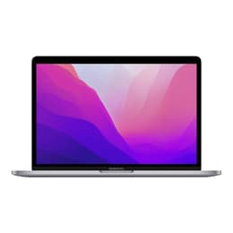MacBook Pro 13" (2022) - Apple M2 mit 8‑Core CPU und 10-core GPU - 8GB RAM - SSD 256GB - AZERTY - Französisch