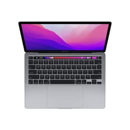 MacBook Pro 13" (2022) - Apple M2 mit 8‑Core CPU und 10-core GPU - 8GB RAM - SSD 256GB - AZERTY - Französisch
