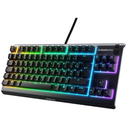 Steelseries Tastatur AZERTY Französisch mit Hintergrundbeleuchtung Apex 3 TKL