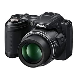 Kompakt Kamera Coolpix L120 - Schwarz + Nikon Nikkor 21X Wide Optical Zoom VR 25–525mm f/3.1–5.8 f/3.1–5.8