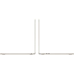 MacBook Air 13" (2024) - Apple M3 mit 8‑Core CPU und 8-core GPU - 8GB RAM - SSD 256GB - AZERTY - Französisch