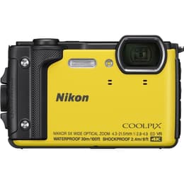 Kompakt Kamera Coolpix W300 - Gelb + Nikon Nikkor Wide Optical Zoom 24-120mm f/2.8-4.9 f/2.8-4.9