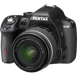 Spiegelreflexkamera - Pentax K 50 Schwarz + Objektivö Pentax SMC DA L 18-55mm f/3.5-5.6 AL WR