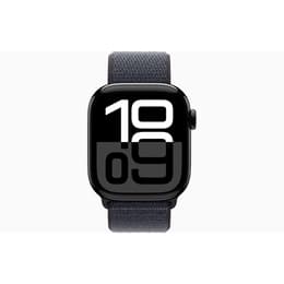 Apple Watch Series 10 (2024) GPS + Cellular 46 mm - Aluminium Diamantschwarz - Trail loop Schwarz