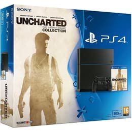PlayStation 4 500GB - Schwarz + Uncharted: The Nathan Drake Collection