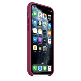 Apple-Silikon Case iPhone 11 Pro Max - Silikon Granatrot
