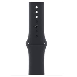 Apple Watch Series 9 (2023) GPS + Cellular 45 mm - Rostfreier Stahl Graphit - Sportarmband Midnight