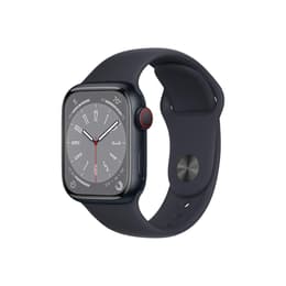 Apple Watch Series 8 (2022) GPS + Cellular 45 mm - Aluminium Mitternacht - Sportarmband Midnight