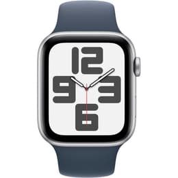 Apple Watch Series SE 2 (2022) GPS + Cellular 44 mm - Aluminium Silber - Sportarmband Blau