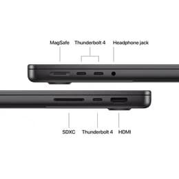 MacBook Pro 14" (2025) - Apple M5 mit 10‑Core CPU und 10-core GPU - 24GB RAM - SSD 1000GB - Standard-Display - QWERTZ - Deutsch