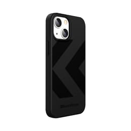 Back Market Hülle iPhone 13 und schutzfolie - Recycelter Kunststoff - Schwarz (Chevron)