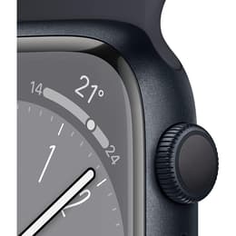 Apple Watch Series SE 2 (2022) GPS 40 mm - Aluminium Mitternacht - Sportarmband Schwarz