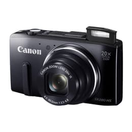 Kompakt Kamera PowerShot SX280 HS - Schwarz + Canon Zoom Lens 25-500mm f/3.5–6.8 f/3.5-6.8