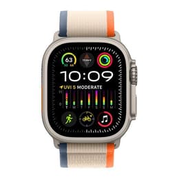 Apple Watch Ultra 2 (2023) GPS + Cellular 49 mm - Titan Titan Natur - Trail loop Orange
