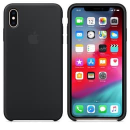 Apple-Hülle iPhone XS Max - Silikon Schwarz