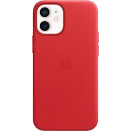 Apple-Leder Case iPhone 12 mini - Magsafe - Leder Rot