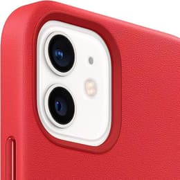 Apple-Leder Case iPhone 12 mini - Magsafe - Leder Rot