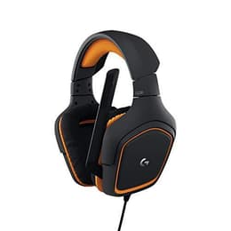 Logitech G231 Prodigy Kopfhörer gaming mit kabel mit Mikrofon - Schwarz/Orange