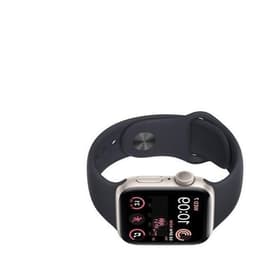 Apple Watch Series SE 2 (2022) GPS 44 mm - Aluminium Polarstern - Sportarmband Schwarz