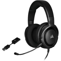 Corsair HS45 SURROUND Kopfhörer gaming mit kabel mit Mikrofon - Schwarz
