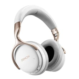 Denon AH-GC30 Kopfhörer Noise cancelling wireless mit Mikrofon - Weiß/Gold