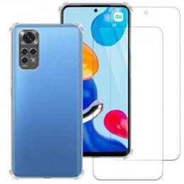 Hülle Xiaomi Redmi Note 11 und 2 schutzfolien - TPU - Transparent