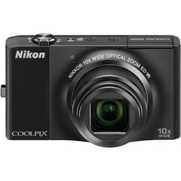Kompakt Kamera Coolpix S8000 - Schwarz + Nikon 10x Wide Optical Zoom ED VR 30-300mm f/3.5-5.6 f/3.5-5.6